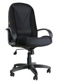 img 1 attached to High-End Executive Computer Chair Chairman 785 with Textile Upholstery in Black Color (TW 11)