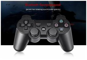 img 3 attached to Ultimate Gaming Experience: PS3 Wireless Joystick (Bluetooth) in Sleek Black