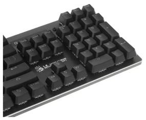 img 3 attached to Gaming keyboard Bloody B765 Light Strike (LK), gray, Russian