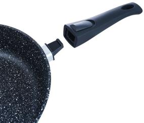 img 4 attached to Cast pan with non-stick coating Tradition Prestige 24 cm with removable handle