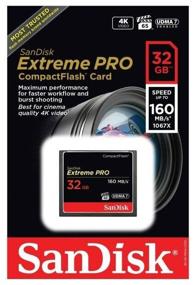 img 4 attached to SanDisk Extreme Pro CompactFlash 160MB/s Memory Card - Fast Read & Write Speeds: 160 MB/s & 150 MB/s