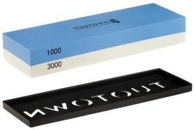 img 2 attached to Sharpening stone Tuotown water 1000/3000, white/blue