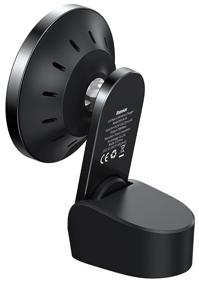 img 4 attached to Автомобильное зарядное устройство Baseus Big Energy Car Mount Wireless Charger, черный