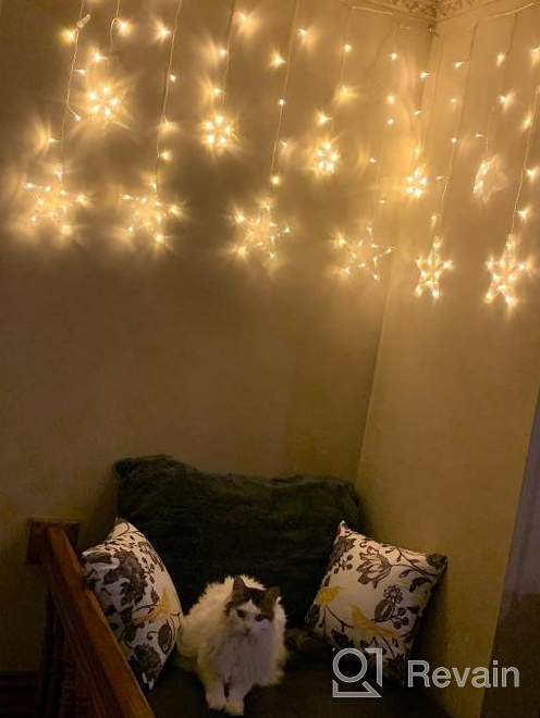 img 1 attached to Transform Your Home With BHCLIGHT'S 138 LED Star String Lights: Perfect For Bedroom Decor, Ramadan, Wedding, Garden And Christmas Decorations In Blue review by Matthew Flores