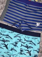 img 1 attached to 🩳 Beautyin Toddler Boy's Swim Trunks: Printed Swim Shorts for Quick Dry Beachwear review by Aaron Romero