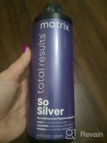 img 6 attached to Matrix So Silver triple action mask to neutralize yellow hair in blondes, 500 ml
