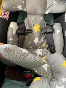 img 6 attached to Удобный и Вашабле подушка детской коляски с поддержкой головы и тела для вашего Ньюборн