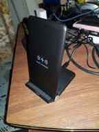 img 1 attached to Quick Wireless Charger GeoLuk Fast Stand 15W Black review by Ha Joon (Kim joon) ᠌