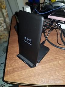 img 12 attached to Quick Wireless Charger GeoLuk Fast Stand 15W Black