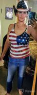 img 1 attached to Sequin Patriotic USA Flag Cami Blouse Tank Top For Women By Anna-Kaci review by Miriam Hettich