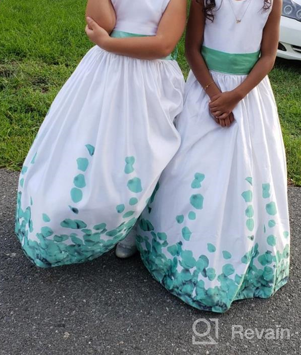 img 1 attached to 👸 IBTOM CASTLE Girls Long Communion Princess Dresses: Perfect for Flower Pageants, Weddings, and Formal Occasions review by Sean Andrews