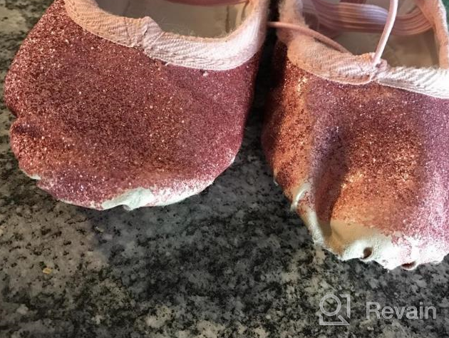 img 1 attached to 👠 Stylish and Comfortable MSMAX Ballet Shoes: Perfect for Weddings, Parties, and Dance! (Toddler/Little Kid/Big Kid) review by Tina Brooks