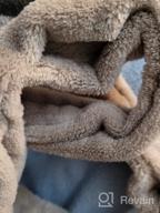img 1 attached to Hooded Herringbone Boy's Soft Spa Kimono 👦 Long Robe, Kids Comfy Sleepwear Bathrobe in Fleece Material review by John Reese