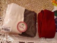 img 1 attached to CozyWay Baby Girls Tights: Cable Knit Leggings Stockings Cotton 1-5 Pack Pantyhose For Infants & Toddlers 0-4T review by Christopher Karamba