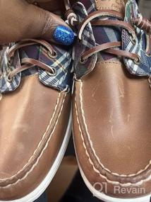 img 2 attached to 👞 Sperry Rosefish Plaid Tan Navy Men's Slip-On Loafers