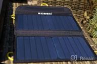 img 1 attached to ECEEN 20W Solar Charger Portable Panel With 2 USB Outputs, Waterproof Foldable Phone Charger For Camping Survival Gear Emergnecy Kit, Tablet GPS IPhone Camera & USB Devices review by Christine Turner