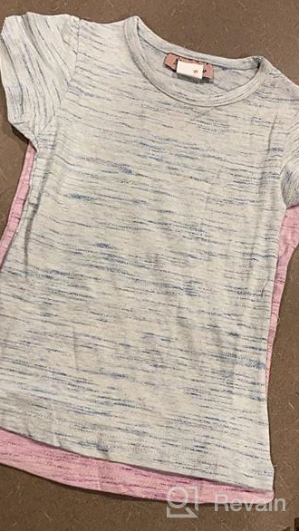 img 1 attached to Stylish MISS POPULAR Girls Space-Dye Marble T-Shirts, 5-Pack, Multiple Colors & Sizes 2T-16 review by Randi Heleotes