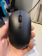 img 2 attached to Wireless compact mouse Xiaomi Mi Dual Mode Wireless Mouse Silent Edition, white review by Yani Bambang ᠌