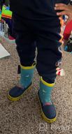 img 1 attached to Stylish Meahyn Dinosaur Toddler Boots: Adorable Green Girls' Shoes! review by Jenn Simmons