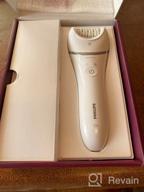 img 1 attached to Experience Smooth Skin with Philips Beauty Epilator Series 8000 - Includes 3 Accessories, White, BRE700/04 review by Anastazja Szczur ᠌