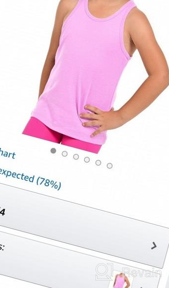 img 1 attached to FRESH TEE Girls Racer Tunic - Top-tier Clothing for Girls' Tops, Tees & Blouses review by Anthony Mangum