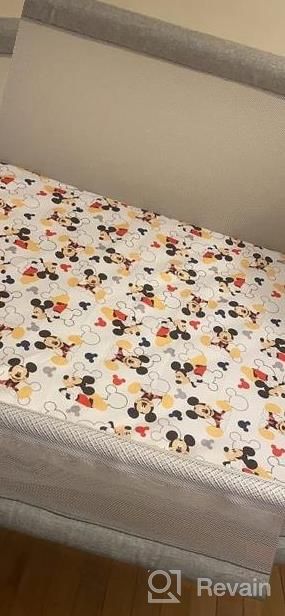 img 1 attached to Disney Dumbo Fitted Crib Sheet - Shine Bright Little Star Gray & White! review by Carol Merkley