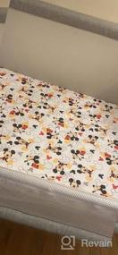 img 3 attached to Disney Dumbo Fitted Crib Sheet - Shine Bright Little Star Gray & White!