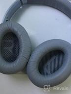 img 1 attached to Silver Replacement Ear-Pads Cushions For Bose QuietComfort-35 (QC-35) & QC-35 II Over-Ear Headphones review by Brian Tompkins