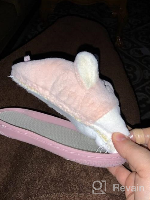 img 1 attached to 👶 Cozy Ahannie Toddler Winter Slippers: Elastic Boys' Shoes for Everyday Comfort review by Dorian Bharadwaj