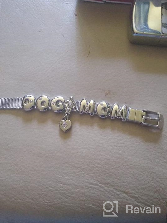 img 1 attached to 🐶 Cute Silver Charm Bracelet: Perfect Birthday Gift for Cool Dog Lovers - Ollypet Dog Owner Mom Bracelet review by Billy Stull