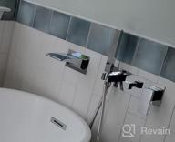 img 1 attached to Wall Mount Waterfall Tub Faucet With Hand Shower By SUMERAIN review by Cody Michels
