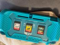 картинка 1 прикреплена к отзыву Nintendo Switch Lite Protective Case, KIWIHOME Portable Cover Grip Case Only For Nintendo Switch Lite With Comfortable Grip & Game Card Slots (Turquoise) от Ruben Jamrock