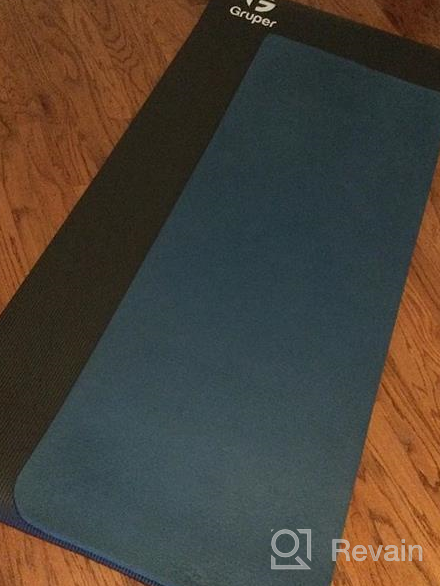 img 1 attached to Premium Thick Yoga Mat With Non-Slip Surface, Extra Large 72"L X 32"W Size, Carrying Strap And Bag Included, Ideal For Home Workouts And Fitness, Exercise Mat For Yoga And More review by James Richardson