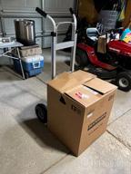 img 1 attached to Heavy Duty Aluminum Hand Truck With Stair Climber - 500Lb Capacity & 8-Inch Rubber Wheels review by Everald Mendez