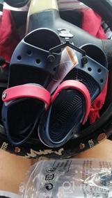 img 7 attached to Электрические ботинки Crocband Cantaloupe Crocs для мальчиков - детские сандалии