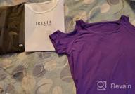 img 1 attached to IRELIA 3 Pack Girls Crew Neck Tee: Trendy Short Sleeve Shirts with Cold Shoulder Design review by Bam Reeder