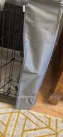 img 1 attached to Durable And Waterproof Yotache Dog Crate Cover For 48" Double Door Pet Kennel - Keep Your Pet Safe And Comfy Indoors And Outdoors review by Donnie Hickok