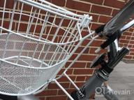 img 1 attached to Powder Coated Steel Bike Basket With Handles And Mesh Bottom - Colorbasket 02270 review by Timothy Kiley