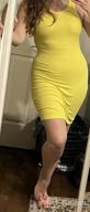img 1 attached to Women'S Ribbed Scoop Neck Sleeveless Tank Bodycon Mini Dress review by Christine Sanchez