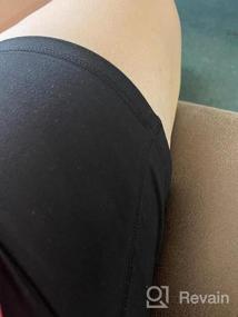 img 5 attached to Байкерские шорты с высокой талией и карманами для женщин - шорты для тренировок с контролем живота, идеально подходящие для йоги, бега и легкой атлетики