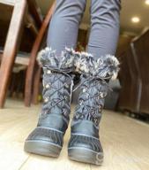 img 1 attached to Stay Cozy With ALEADER Women'S Faux Fur Lined Winter Boots For Cold Weather review by Glen Braudrick