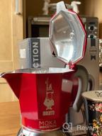 img 1 attached to Bialetti Moka Induction: 4-Cup Red Espresso Pot for All Hobs review by Agata Fatyga ᠌