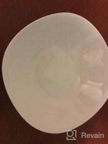 img 5 attached to MALACASA Cereal Bowls, 19 OZ Porcelain Grey White Soup Bowls Set Of 6, Large Ramen Bowls Dessert Bowls Ice Cream Bowl, Series Elisa