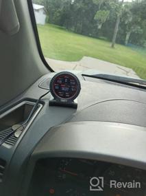 img 5 attached to Цифровой спидометр OBDII HUD - дисплей автомобиля ACECAR с отображением скорости автомобиля, оборотов в минуту, часов и предупреждения о превышении скорости