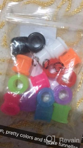 img 1 attached to Flexible Ear Stretching With BodyJ4You 16PC Silicone Tunnel Plugs In 6G-16Mm Gauges - Soft And Comfortable Flesh Eyelets review by Aaron Barker