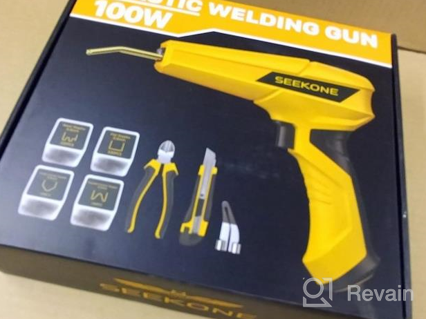 img 1 attached to SEEKONE 100W Plastic Welder Kit: Hot Stapler Gun For Bumper, Kayak & Plastic Product Repairs review by Andre Motko