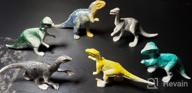 img 1 attached to 78Pcs Glow In The Dark Dinosaur Toys Set For Kids Toddler Goody Bag Stuffers, Mini Plastic Realistic Dinosaur Figures Party Favors Supplies review by Rodrigo Harrison