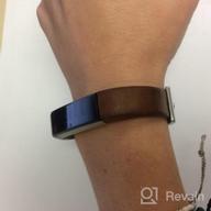img 1 attached to Beyite Leather Bands: Perfect Fit For Fitbit Alta And Alta HR (5.5" - 8.1") review by John Stefko