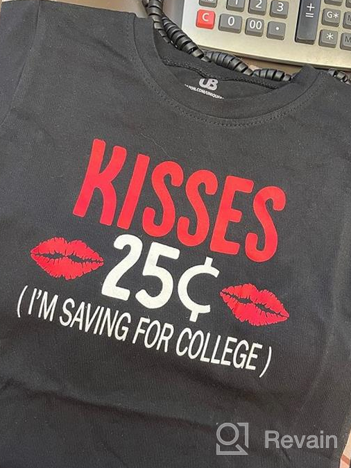 img 1 attached to Get Your Baby Boy a Unique 👶 Valentine's Day Shirt with 25 Cent Kisses Design! review by Omar Thorndike