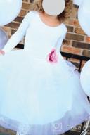 img 1 attached to 💃 5-Layer Fluffy Tulle Skirt Tutu Dancing Dress with Ribbon for Girls by Zcaynger review by Joe Unruh